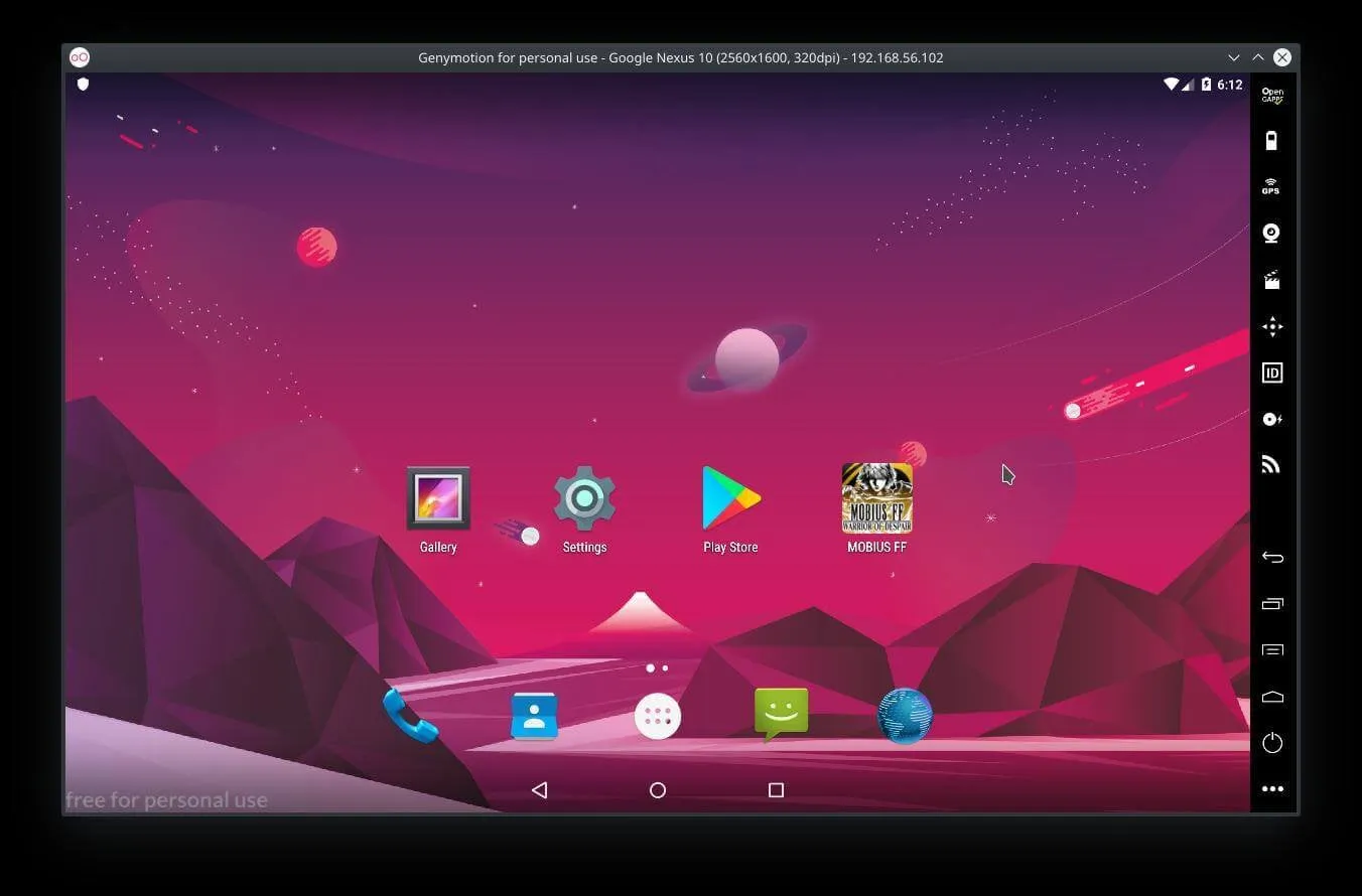 Genymotion Screenshot 2